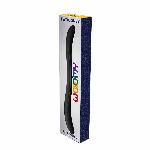 Подвійний фалоімітатор Wooomy Twoooney Semirealistic Double Dong Black, діаметр 3 та 3,8 см - мініатюра 2
