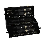 Розкішний набір для BDSM Zalo Bondage Play Kit, 10 аксесуарів у кейсі, шкіра, кристал Swarovski - мініатюра 1