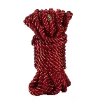 Розкішна мотузка для Шибарі Zalo Bondage Rope Red - мініатюра 1