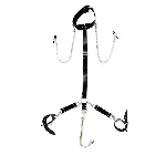 Бондажний набір з металевим анальним гаком Art of Sex Beatrice Bondage set with anal hook № 1 - мініатюра 1
