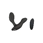 Смарт-вібромасажер простати We-Vibe Vector+ CHARCOAL BLACK, пульт ДК, регульований кут нахилу - мініатюра 1