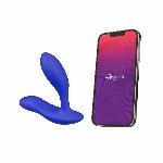 Смарт-вібромасажер простати We-Vibe Vector+ ROYAL BLUE, пульт ДК, регульований кут нахилу - мініатюра 2