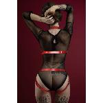 Збруя жіноча Feral Feelings Body Harness Red - мініатюра 2