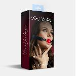 Кляп силіконовий Feral Feelings Silicon Ball Gag Black/Red, чорний ремінець, червона кулька - мініатюра 2