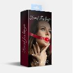 Кляп силіконовий Feral Feelings Silicon Ball Gag Red/Red, червоний ремінець, червона кулька - мініатюра 2