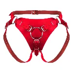 Труси для страпона Feral Feelings Strap-on Harness Red, red - мініатюра 1