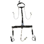 Бондажний набір з металевим анальним гаком Art of Sex Bridget Bondage set with anal hook № 3 - мініатюра 1