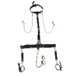 Бондажний набір з металевим анальним гаком Art of Sex Bridget Bondage set with anal hook № 4 - мініатюра 1
