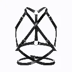 Портупея жіноча Art of Sex - Agnessa Leather harness, Чорний XS-M - мініатюра 1