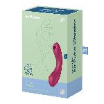 Вакуумний стимулятор з вібрацією Satisfyer Curvy Trinity 1 Red, іграшка 3в1 - мініатюра 5