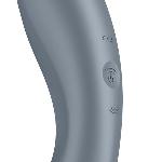 Вакуумний стимулятор з вібрацією Satisfyer Curvy Trinity 1 Bluegrey, іграшка 3в1 - мініатюра 3