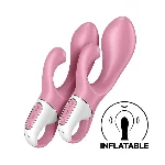 Вібратор-кролик надувний Satisfyer Air Pump Bunny 2 - мініатюра 1