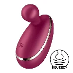Вібратор для зовнішньої стимуляції Satisfyer Spot On 1 Berry, гнучкий відросток - мініатюра 1