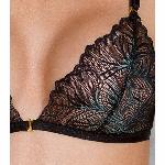 Комплект з відкритим доступом Passion DELIENA SET XXL/XXXL black, ліф, стрінги, пояс для панчіх - мініатюра 6