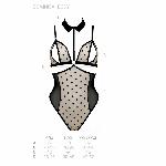 Боді Passion DOMINICA BODY L/XL, beige - мініатюра 5