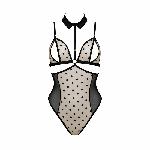 Боді Passion DOMINICA BODY S/M, beige - мініатюра 3