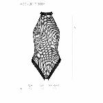 Боді-халтер з відкритим доступом Passion MOONLIGHT BODY S/M black - мініатюра 5