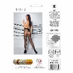 Колготки з відкритим доступом, імітація панчіх Passion TIOPEN 019 black 1/2 (20 den) - мініатюра 6