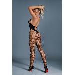 Бодістокінг Caprice Lingerie Model 08 One size Black, імітація шнурівки - мініатюра 2