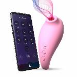 Вакуумний смарт-стимулятор Adrien Lastic Revelation Pink, режим Boost, керування через застосунок - мініатюра 2