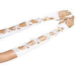 Мітенки Leg Avenue Butterfly applique arm warmers White, метелики - мініатюра 1