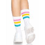 Шкарпетки жіночі в смужку Leg Avenue Pride crew socks Pansexual, 37–43 розмір - мініатюра 4