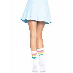 Шкарпетки жіночі в смужку Leg Avenue Pride crew socks Pansexual, 37–43 розмір - мініатюра 6
