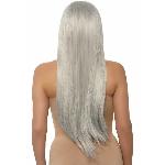 Перука Leg Avenue 33″ Long straight center part wig Grey - мініатюра 2