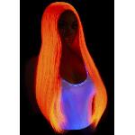 Перука Leg Avenue 33″ Long straight center part wig neon pink - мініатюра 3