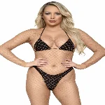 Бодістокінг у велику сітку Leg Avenue Long Sleeved Bodystocking One size Nude, довгий рукав - мініатюра 1