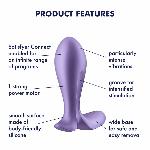 Анальна смарт-пробка з вібрацією Satisfyer Intensity Plug Purple - мініатюра 6