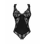 Мереживне боді Obsessive Donna Dream crotchless teddy M/L Black, відкритий доступ - мініатюра 3
