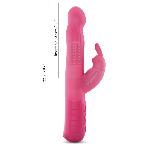 Вібратор-кролик Dorcel Baby Rabbit Magenta 2.0 з перлинним масажем і головкою, що обертається - мініатюра 2