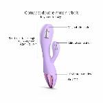 Вібратор-кролик Love To Love FUNKY BUNNY - VIVA MAUVE - мініатюра 2