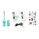 Віброяйце для точки G з пультом керування Romp Cello Light Teal, водонепроникне - мініатюра 7