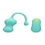Віброяйце для точки G з пультом керування Romp Cello Light Teal, водонепроникне - мініатюра 1
