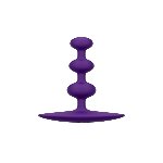 Анальне намисто Romp Amp Dark Purple, силікон, макс. діаметр 2,6 см - мініатюра 1