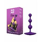 Анальне намисто Romp Amp Dark Purple, силікон, макс. діаметр 2,6 см - мініатюра 6