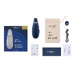 Вакуумний кліторальний стимулятор Womanizer Premium 2 - Blueberry, функції Autopilot та Smart Silence - мініатюра 6