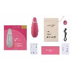 Вакуумний кліторальний стимулятор Womanizer Premium 2 - Raspberry, функції Autopilot та Smart Silence - мініатюра 6