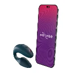 Смарт-вібратор для пар We-Vibe Sync 2 Green Velvet, 10 віброрежимів, пульт ДК - мініатюра 1