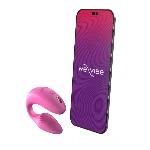 Смарт-вібратор для пар We-Vibe Sync 2 Rose, 10 віброрежимів, пульт ДК - мініатюра 1
