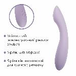 Вібратор для точки G з інтелектуальним режимом Svakom Amy 2 Pastel Lilac - мініатюра 3