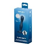 Дилдо Satisfyer Double Ball-R Dark Blue, унісекс, рухомі кульки всередині, на присосці - мініатюра 5