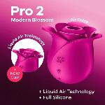 Вакуумний кліторальний стимулятор Satisfyer Pro 2 Modern Blossom, технологія Liquid Air - мініатюра 6