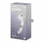 Двосторонній скляний дилдо Satisfyer Double Crystal Transparent, боросилікатне скло, унісекс - мініатюра 5