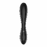 Двосторонній скляний дилдо Satisfyer Dazzling Crystal 1 Black, дуже міцний, без стопера - мініатюра 4