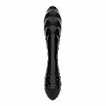 Двосторонній скляний дилдо Satisfyer Dazzling Crystal 1 Black, дуже міцний, без стопера - мініатюра 2