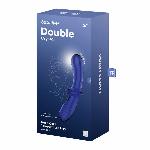 Двосторонній скляний дилдо Satisfyer Double Crystal Light blue, боросилікатне скло, унісекс - мініатюра 5