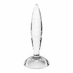 Скляна анальна пробка Satisfyer Sparkling Crystal, дуже міцна, термостійка - мініатюра 2